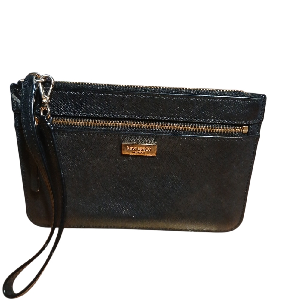 Kate Spade Black Wristlet Wallet
